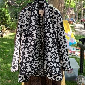 Santa Fe Bohemian winter swing coat